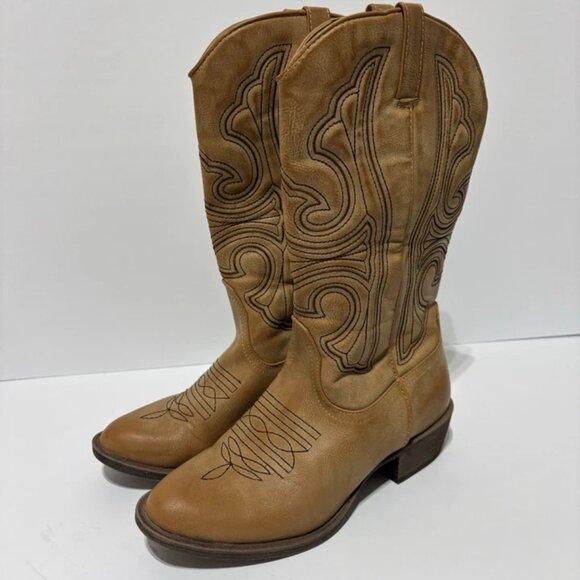 Coconuts By Matisse Women’s Legend, Brown Cowboy Boots, Size 6.5 M - Picture 5 of 6